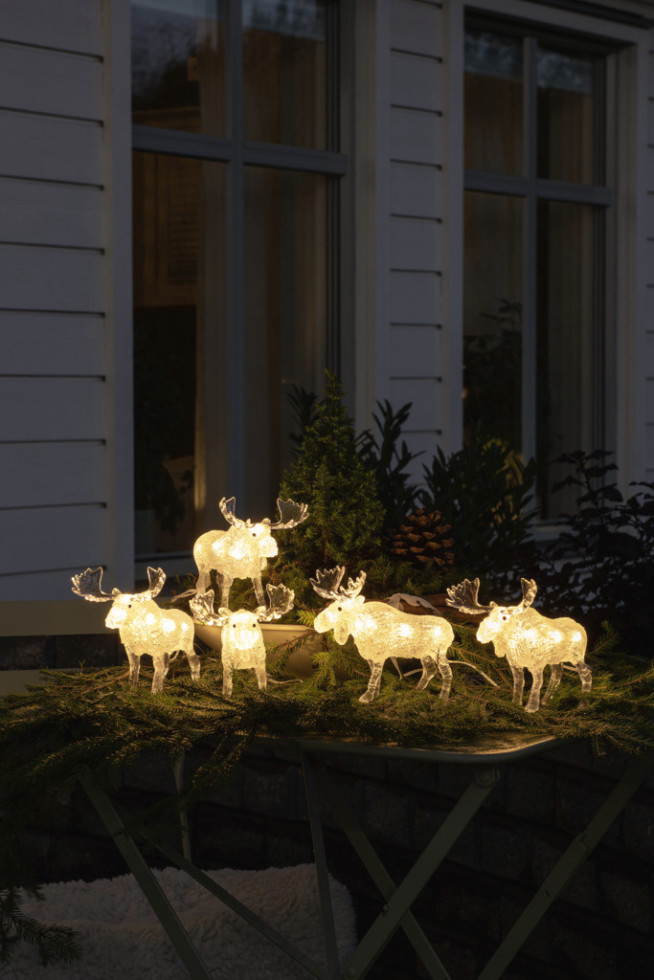 LED Sneeuwvlok kerst - 40cm - Warm wit