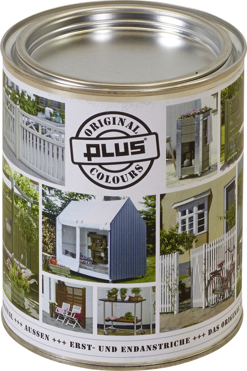Plus Colour Schwarz Lasurfarbe 750 ml GLO765104365