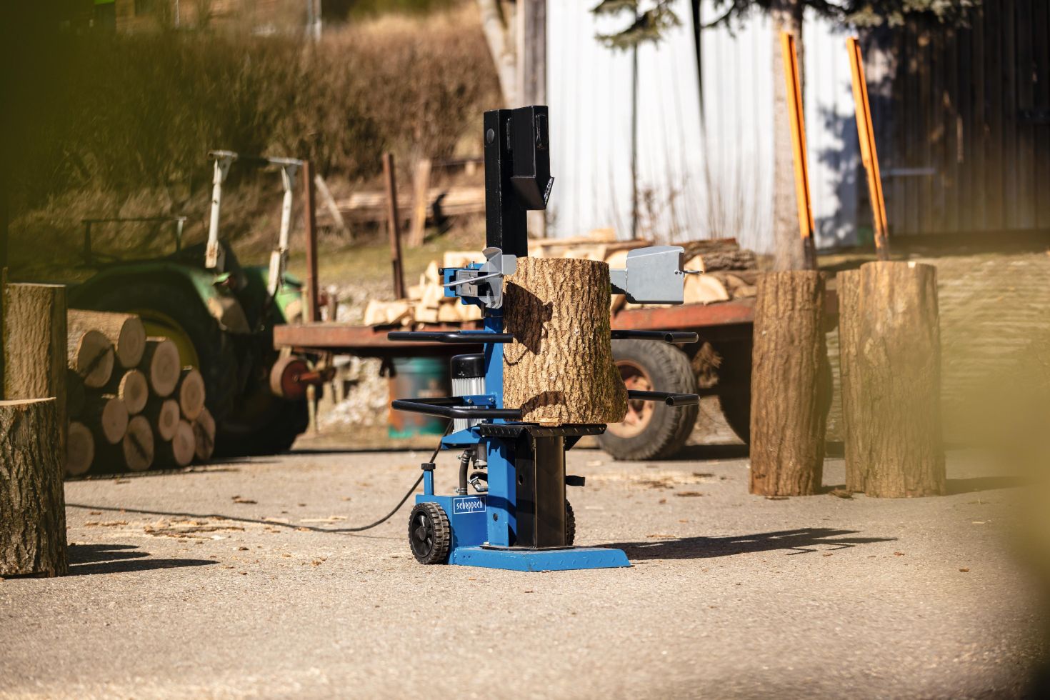 Scheppach Holzspalter Compact 8 t 3500 W kaufen Globus Baumarkt