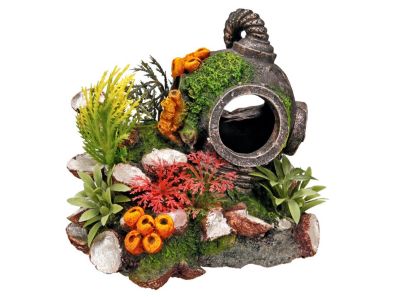 Camion Céramique Avec Pot De Fleurs 25 X 11 X 12 Cm[h11587