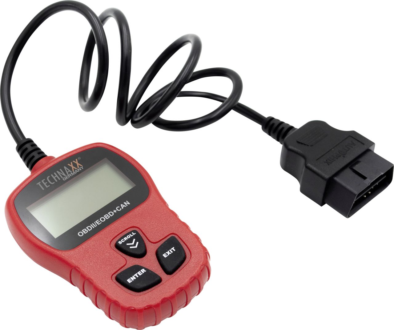 Technaxx Schwarz/Rot On-Board-Diagnose, Diagnostic Device Obd Ii - Image 4