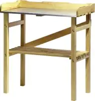 Dobar Pflanztisch mit Ablage 78 x 37 x 83 cm