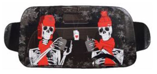 OKCars Frontscheibenabdeckung Auto Skelett 150 x 70 cm