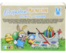 Eierfarben Malmaschine mit 5 flüssigen Farben & Pinsel