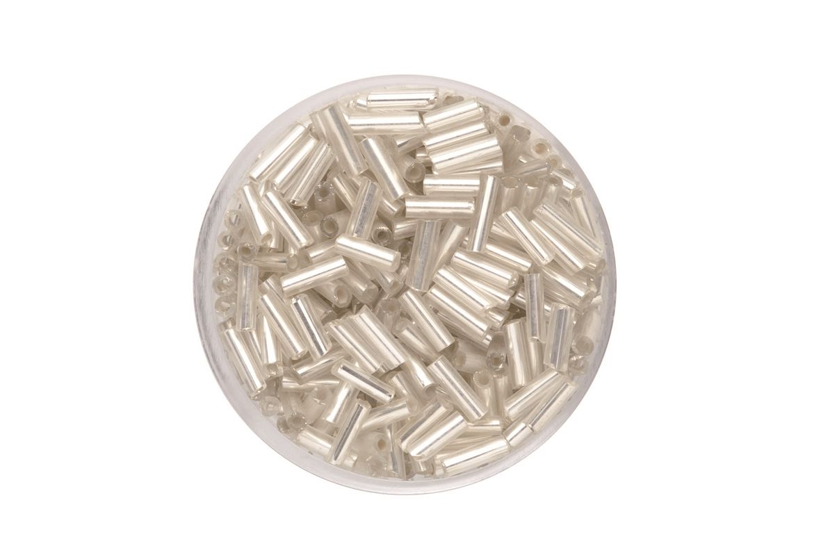 Glorex Stifte Silbereinzug 6 mm 17 g, transparent