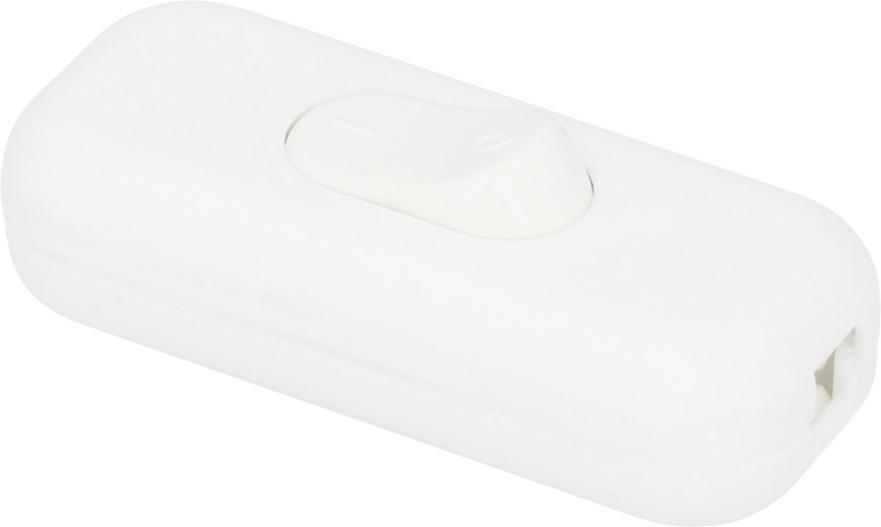 Schnur-Zwischenschalter 1p 250V 2A weiß