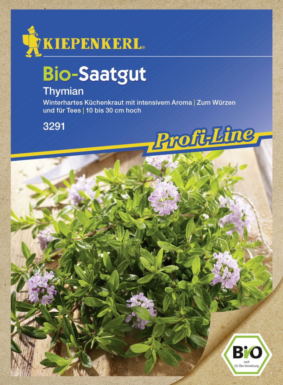 Kiepenkerl Bio-Saatgut Thymian Thymus vulgaris, Inhalt: ca. 100 Pflanzen GLO693107522