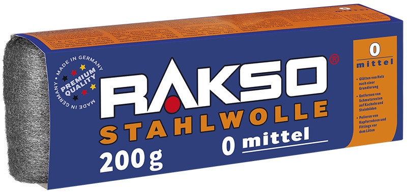 RAKSO Stahlwolle, Sorte 0 GLO760100551