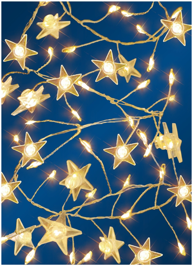 TrendLine Lichterkette Kunststoff 1,2 m L transparent GLO660120579