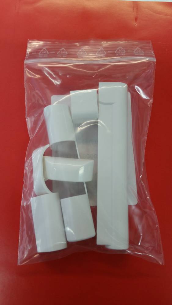 Meeth Bandabdeckkappen-Set weiß, für Fenster GLO781400398