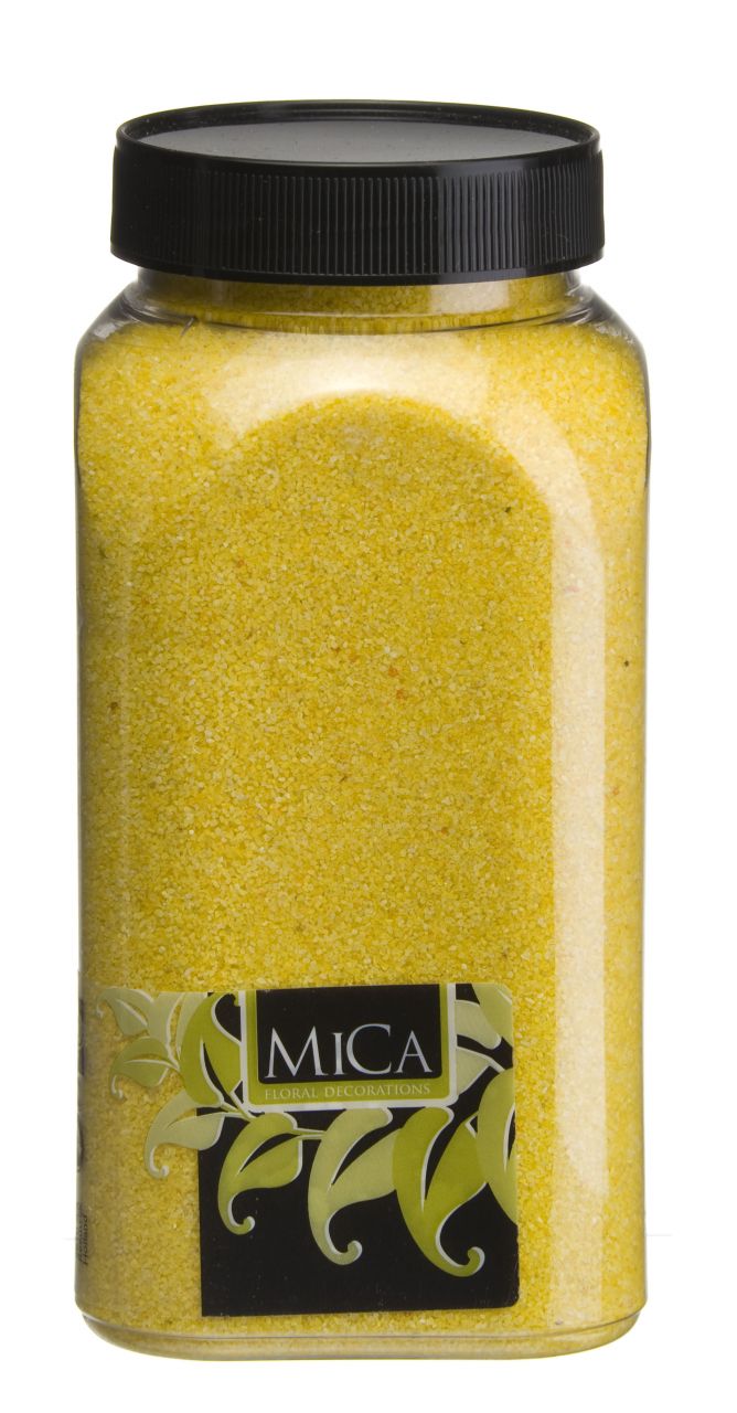 Mica Decorations Dekoration Sand gelb 650 ml 1 kg