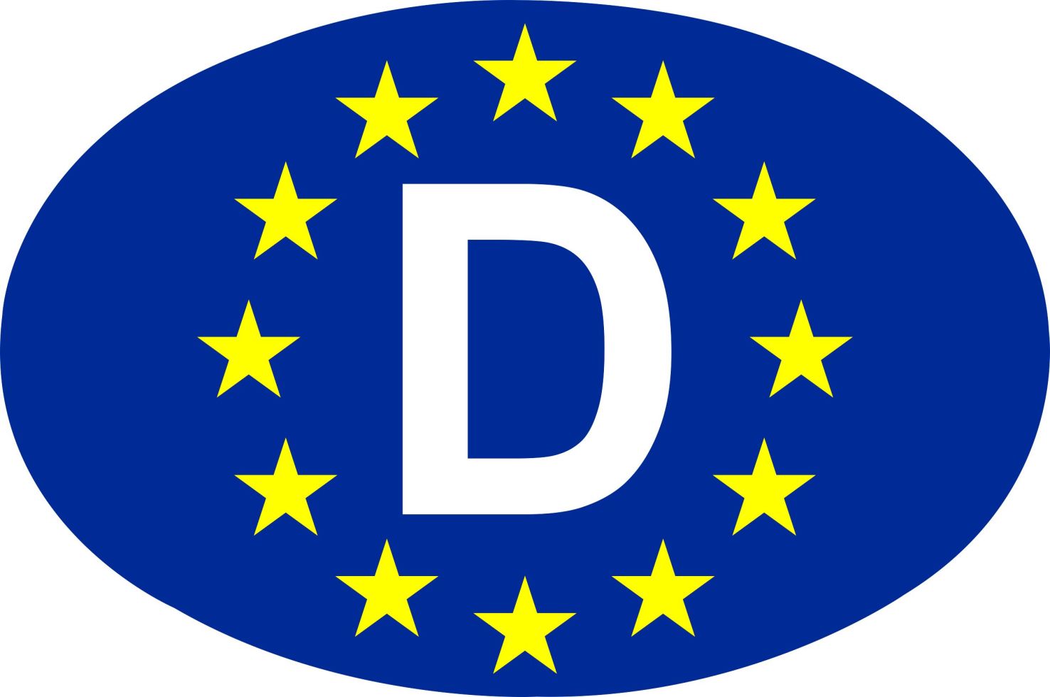 Hermann Schütz Aufkleber Europa-D Holografie 125x85mm GLO680201601