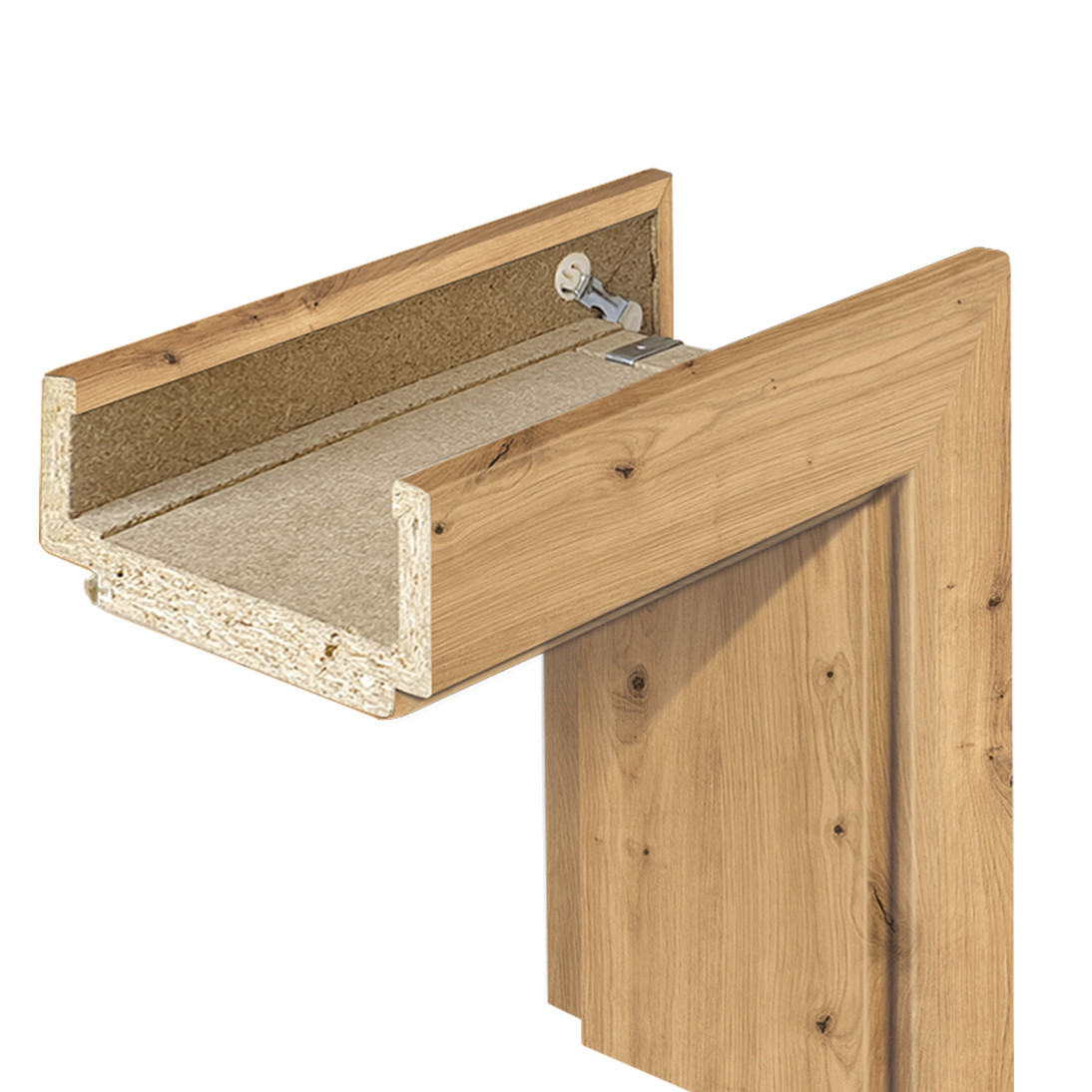 Borne Zarge CPL Eiche astig 61 cm DIN links