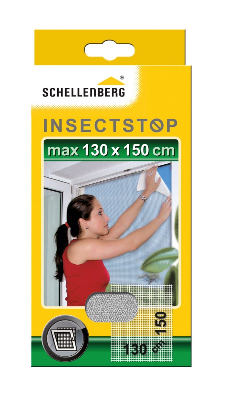 Schellenberg Alfred Schellenberg Fliegengitter 130 x 150 cm weiß kürzbar GLO763360277