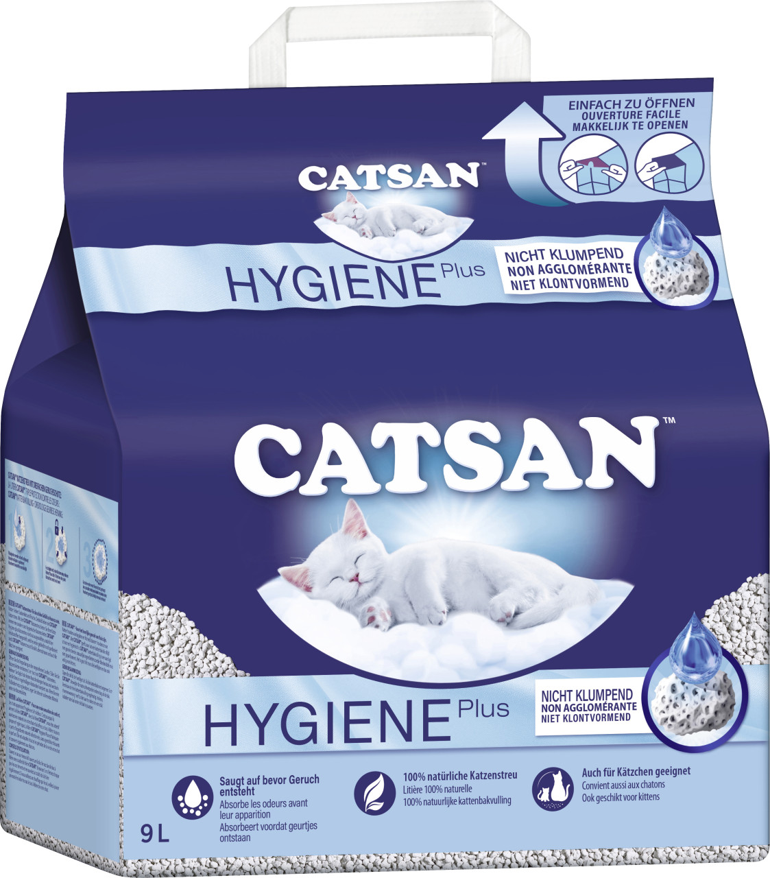 Catsan Hygiene Plus Katzenstreu 9l GLO689202515