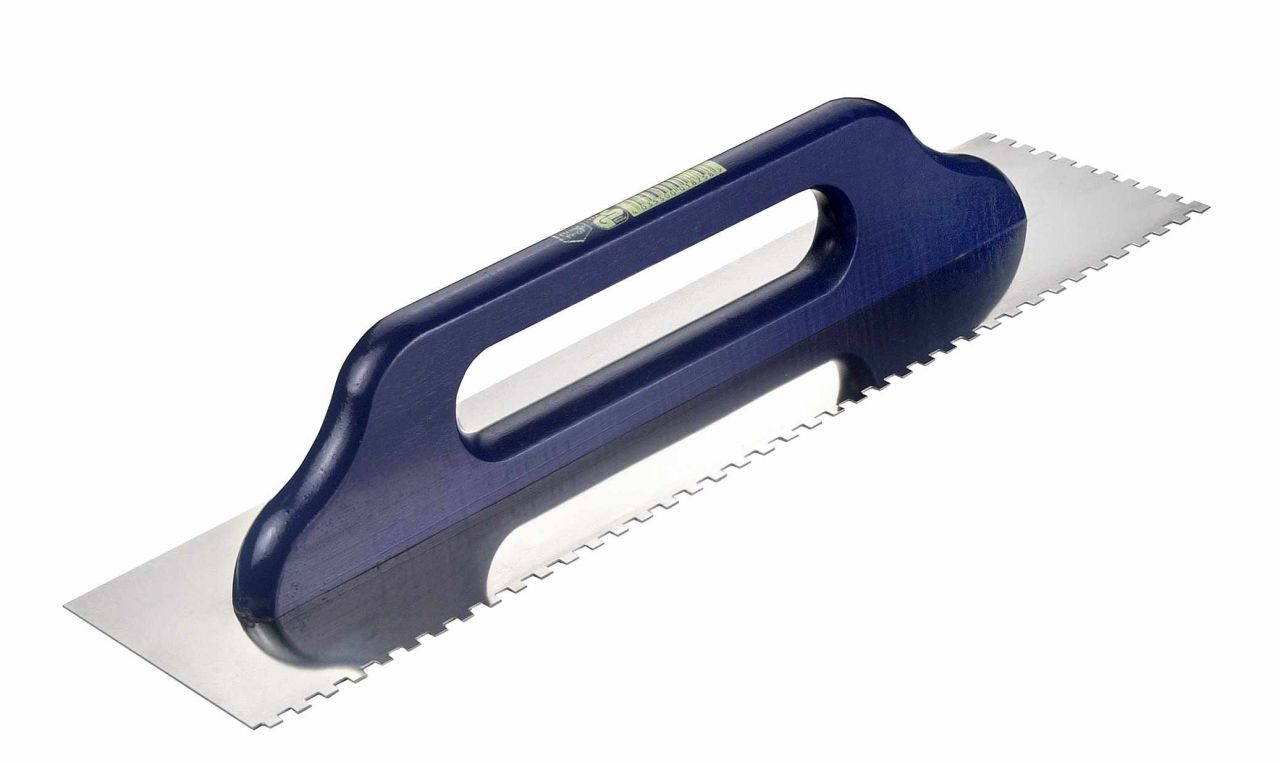 Connex Zahnglättekelle 480 x 130 mm, Zahnung 8 x 8 mm rostfrei