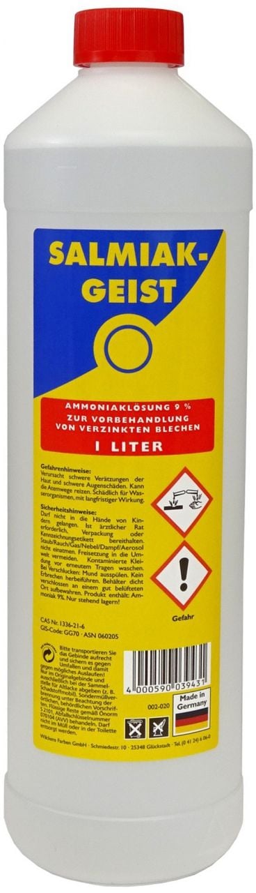 Wilckens Farben Wilckens Salmiakgeist 1 L GLO765401022