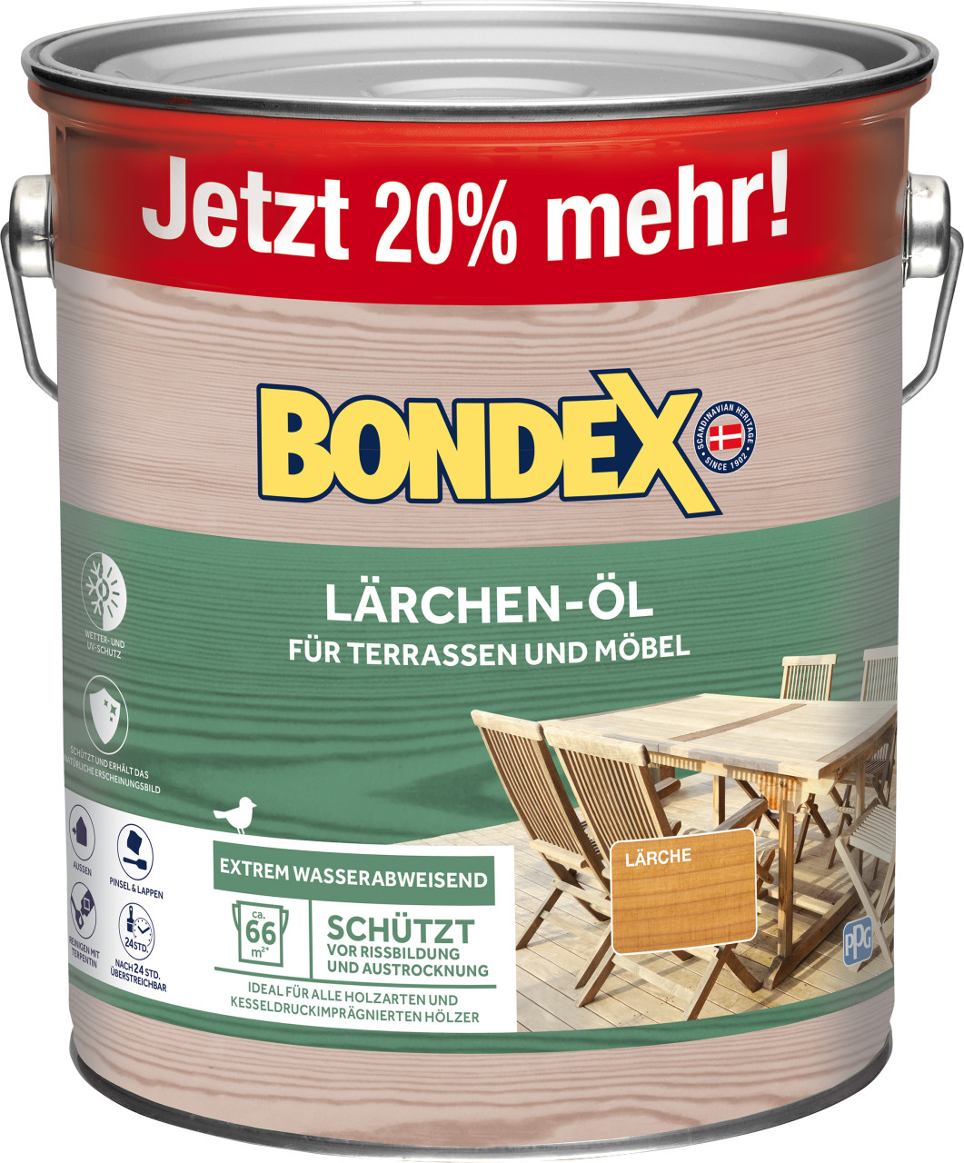 Bondex Lärchen Öl 3 L GLO765152793