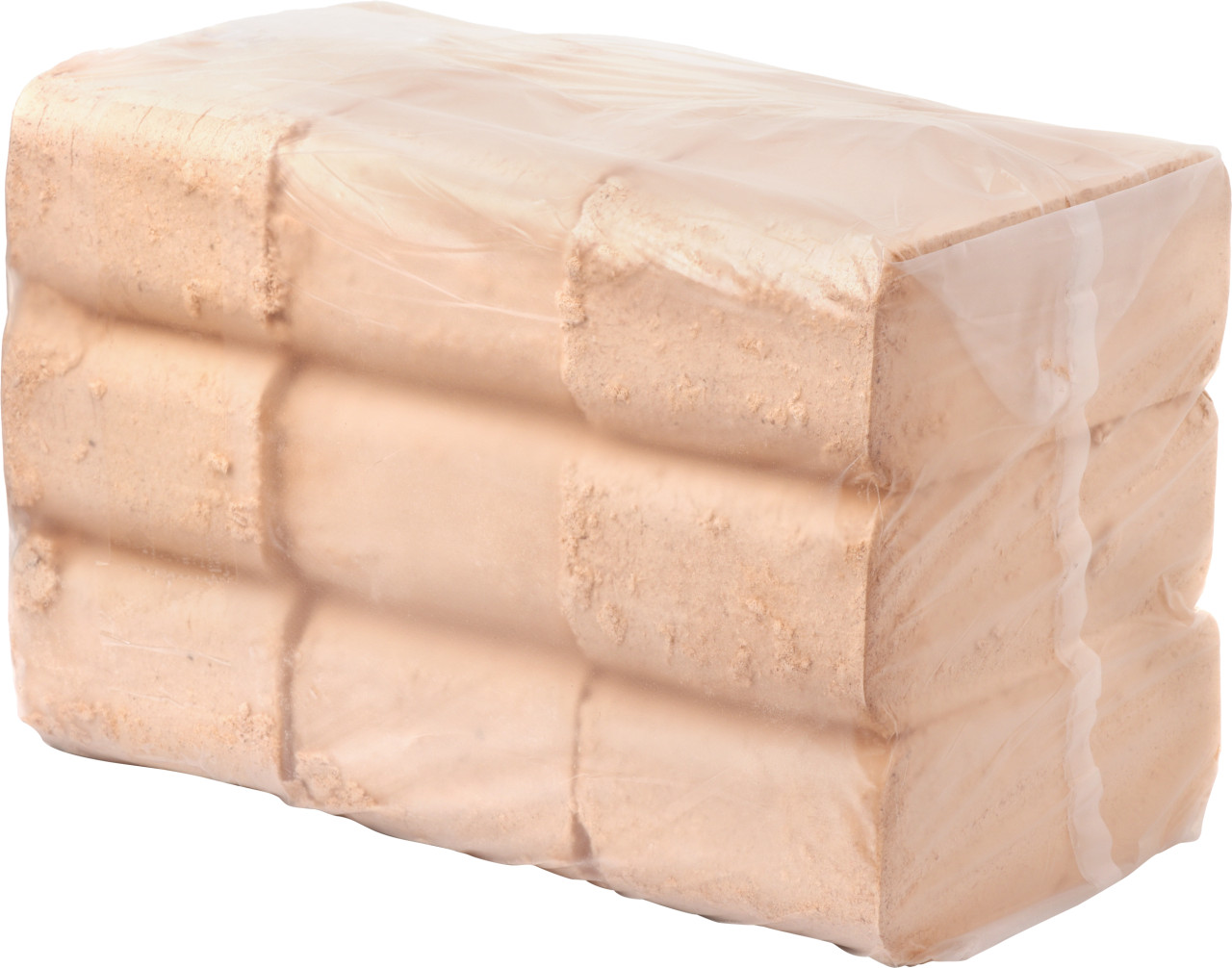 Holzbriketts 10 kg Nadelholzspäne, eckig