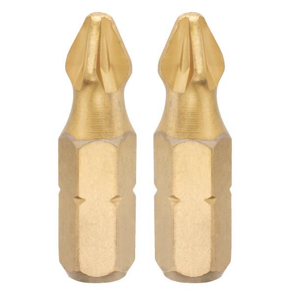 Connex Bit Titan-Nitrid 2 Stück Pozidrive 2 Titan-Nitrid GLO760251858