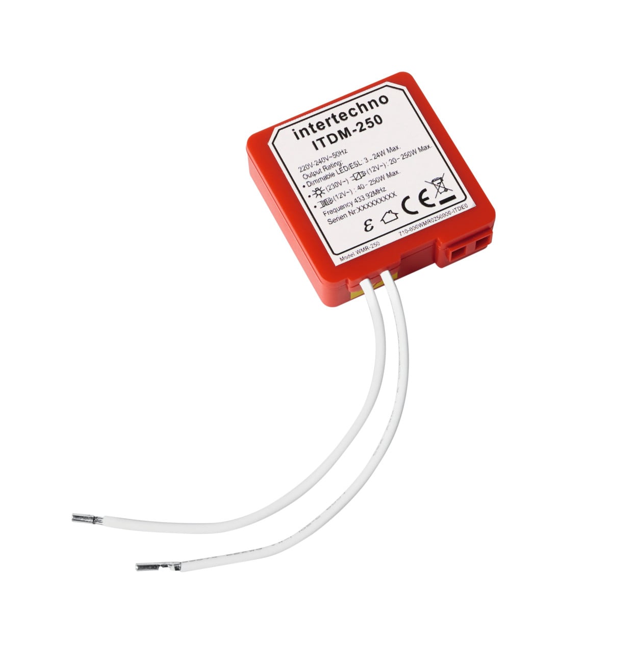 Intertechno Funk Universaldimmer ITDM-250 für dimmfähige Leuchtmittel Smart Home