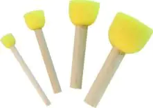 Kreul Schwammstupf-Pinsel 4er-Set