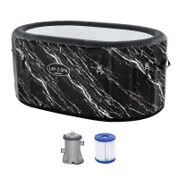 Bestway Eisbad LAY-Z-SPA FortiFiber Glacial Dip mit Filterpumpe 71 x 92 x 152 cm