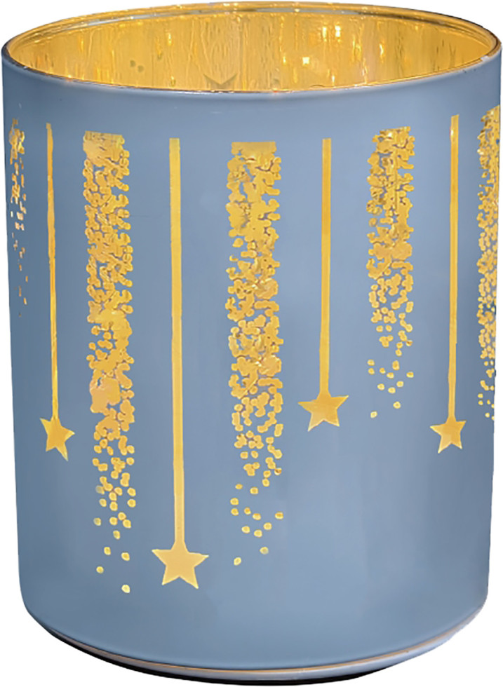 TrendLine Glasgefäß Glas Ø 10 x 12 cm weiß GLO660120543