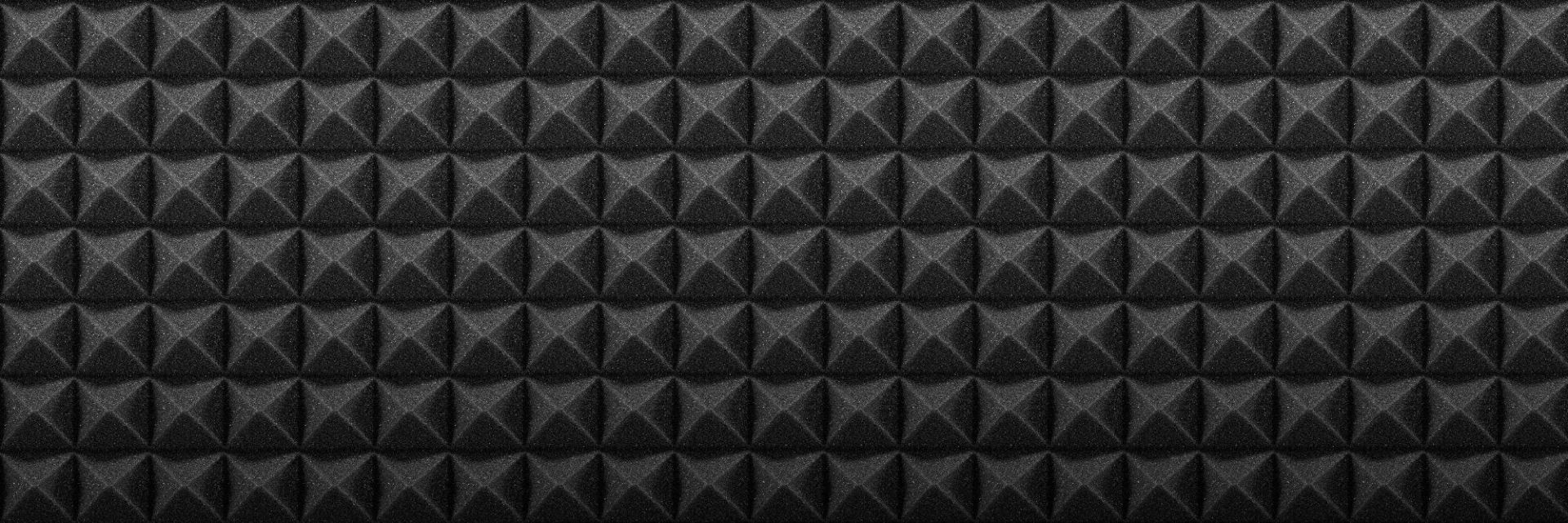 Akustik-Schaumstoff Pyramidenplatte 40x40x3 Cm - Schalldämmung