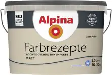 Alpina Farbrezepte Zartes Puder matt 2,5 L 