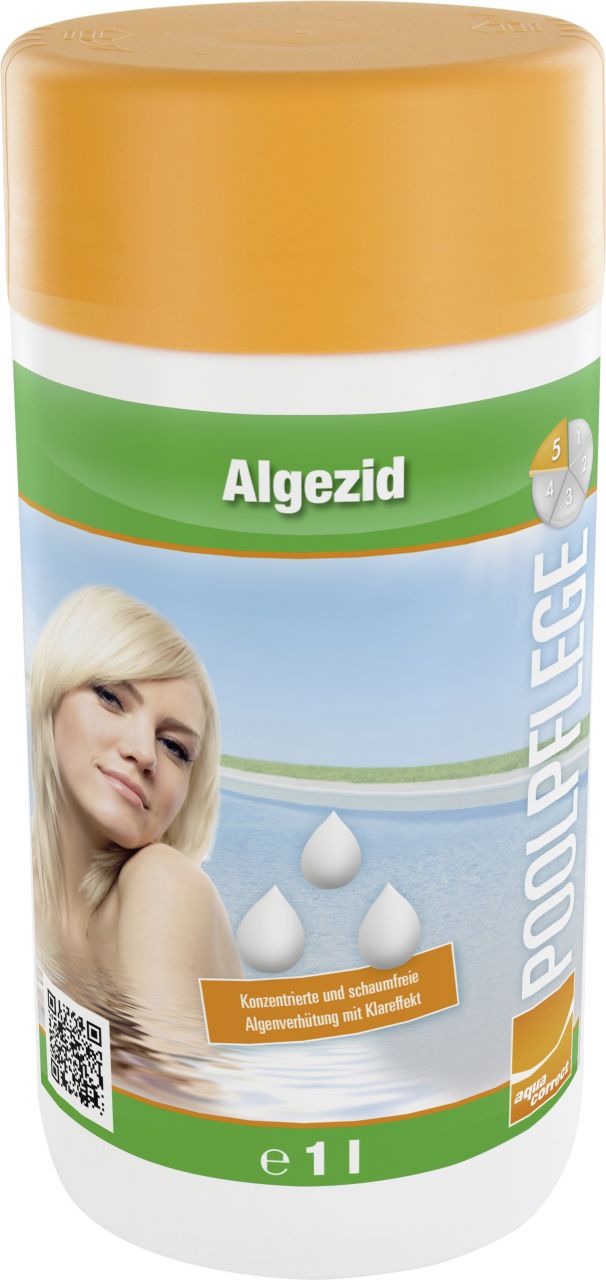 Steinbach Poolpflege Algezid 1 L, Algenverhütung, flüssig GLO691451278
