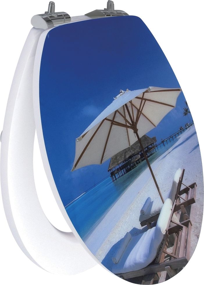 TrendLine WCSitz mit Absenkautomatik Beach weiß kaufen Globus Baumarkt