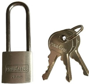 2 Packung 40mm Messing Vorhängeschlösser -gleiche Schlüssel- 6mm Bügel Lager Gym