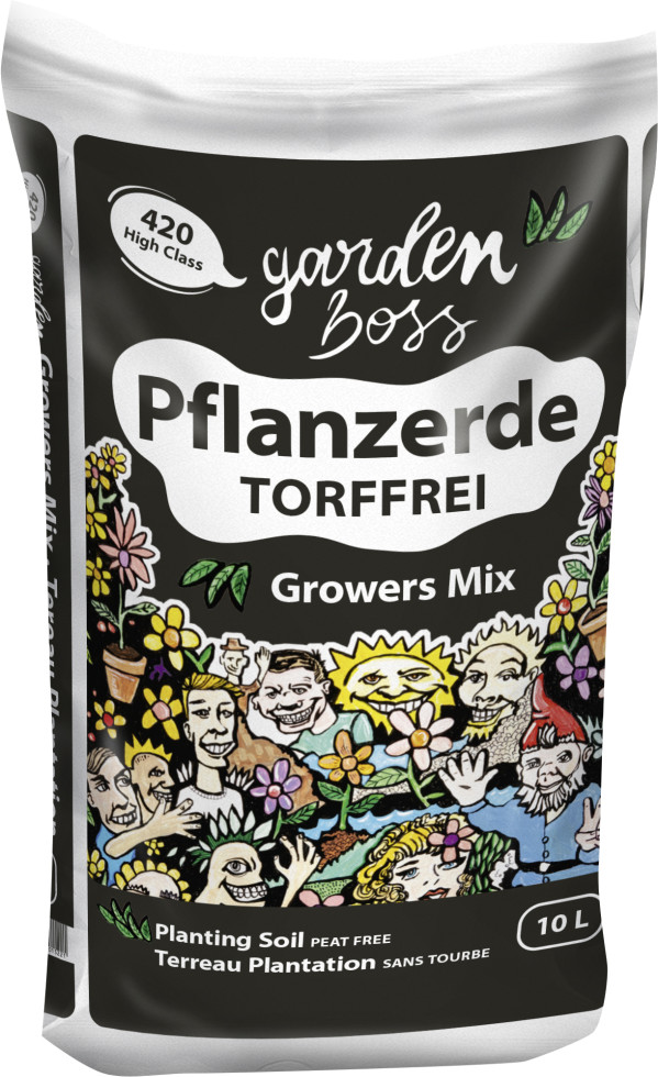 Gardenboss Pflanzerde Growers Mix torffrei 10 L