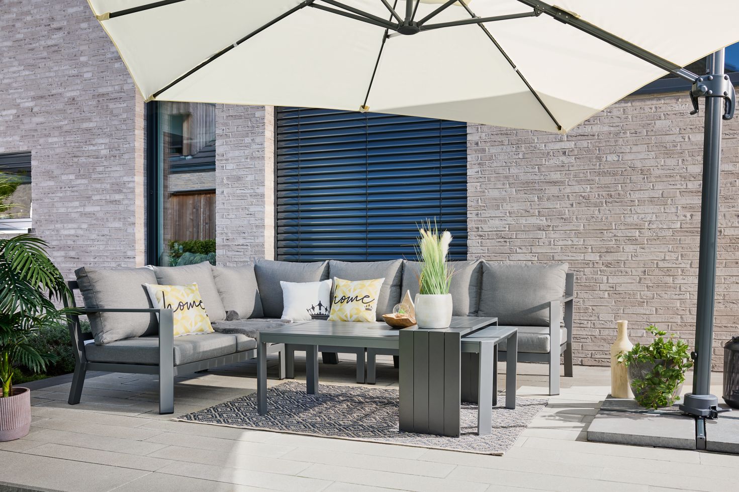Primaster GartenmöbelSet Elbasan Aluminium kaufen Globus Baumarkt