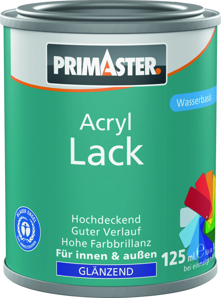 Primaster Acryl Lack feuerrot glänzend 125 ml