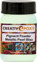 Pigment Pulver Pearl Blue 40 g Metallic Effekt
