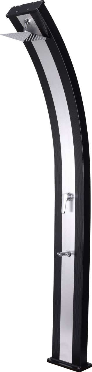 STEINBACH Solardusche »Slim Line Duo«, Aluminium, mit 40 l-Tank, verstellbarer Duschkopf - schwarz - Image 3