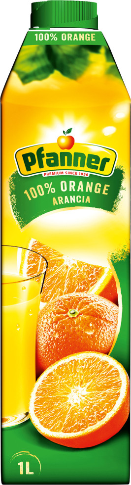 Pfanner Orangensaft 100% 1 l GLO643032421