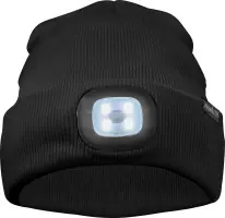 Primaster Mütze Beanie mit LED-Licht laden per USB