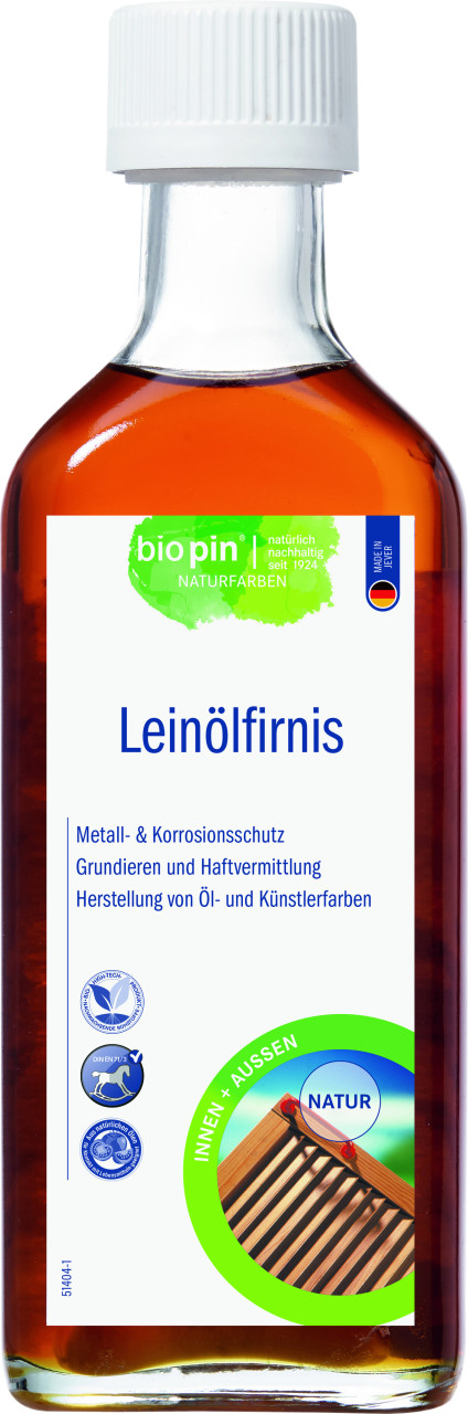 Biopin Leinölfirnis 250 ml natur GFM913fe93cf