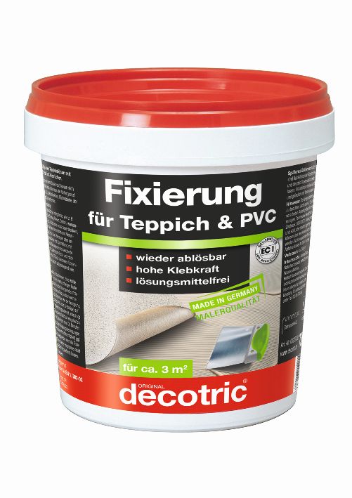 Decotric Fixierung für Teppich und PVC 750 g GLO765350013