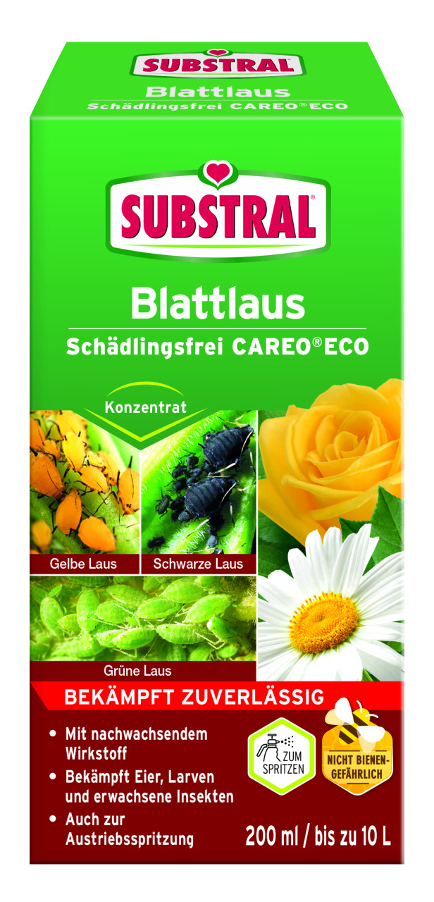 Substral Blattlaus Schädlingsfrei CAREO Eco 200ml auch gegen Eier & Larven