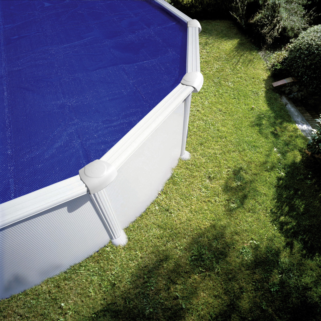 Gre Blau Summer Cover 725X370 Cm Für Ovale Pools 730X375 Cm Isotherme Schwimmendeckel - Bild 3