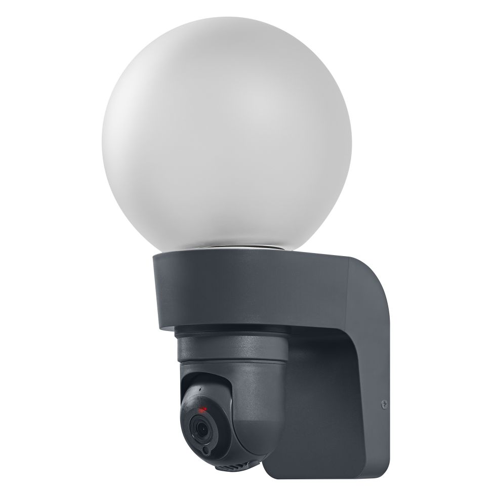 Ledvance Kameraleuchte Smart+ WiFi Globe E27, max 15 W, Wifi, schwarz GLO775321740