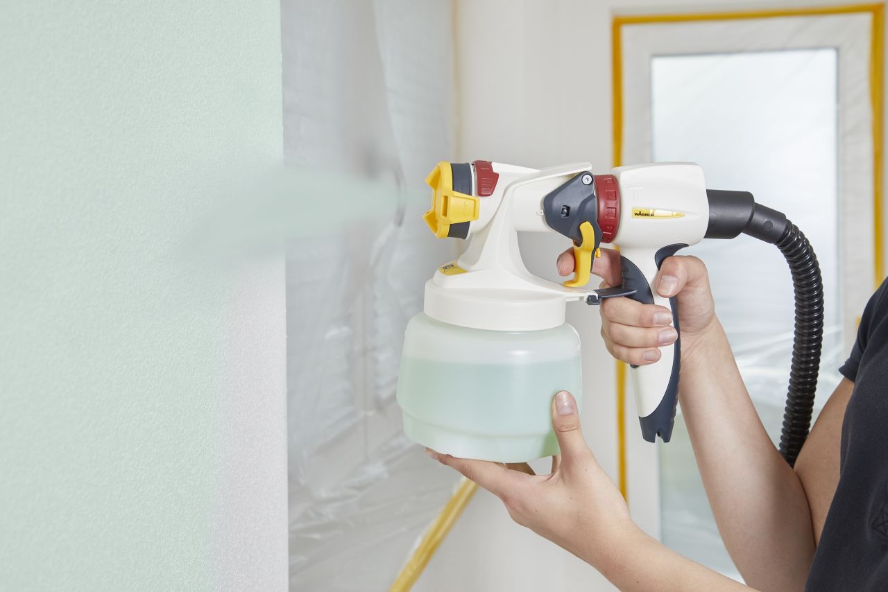Wagner J. Wagner Farbsprühsystem W 450 Set Wall Sprayer 460 W, 1300 ml GLO761340152