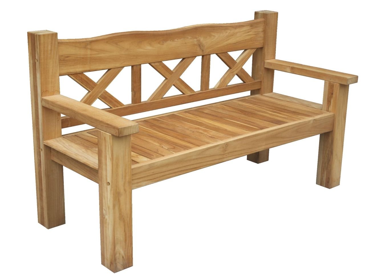Primaster Gartenbank Teak Baria kaufen Globus Baumarkt