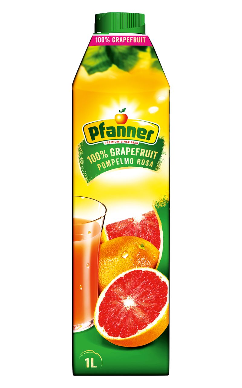 Pfanner Pink Grapefruitsaft 100% 1 l