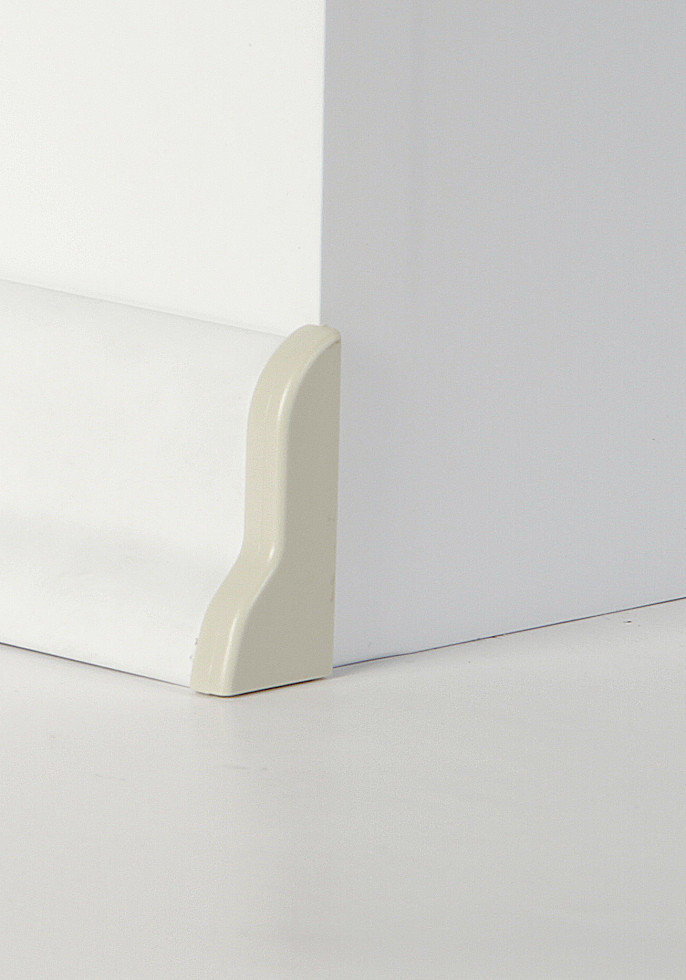 Classen Endkappen für FUXX-Laminatleiste foliert 20 x 40 mm buche weiß