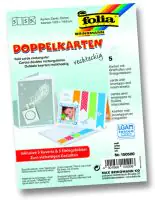 Glorex Doppelkarten 220g/m² 5 Stück